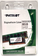 Patriot 8GB (2x4GB) DDR3-1600 SODIMM RAM (PSD38G1600SK) *NEW* picture