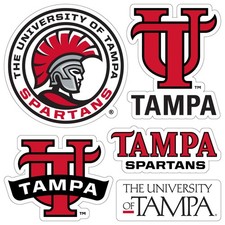 University of Tampa Spartans Sticker Multipack - College Spirit Set picture