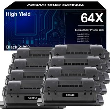 8PK High Yield CC364X 64X Toner Cartridge for HP LaserJet P4515x P4015x P4015n picture