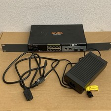 HP Aruba 2530-8G PoE+ Managed Switch J9774A with Rack Ears and Power Adapter picture