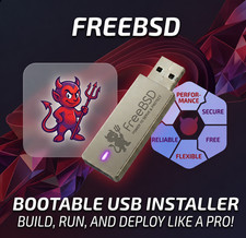 FreeBSD USB Installer [LATEST] - x86 + ARM in One USB - FAST EASY PRELOADED picture