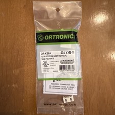 KS6A Ortronics Category 6 Keystone Jack, OR-KS6A - Fog White BRAND NEW-(QTY-6) picture