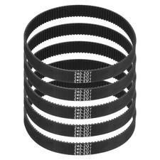 240mm GT-2 Timing Belt, 5pcs 9mm Width 2mm Pitch 3D Printing Closed Loop, Black picture