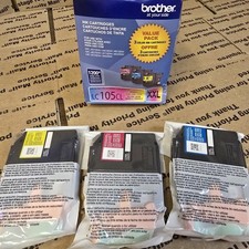 Genuine Brother LC 105CL XXL Color (Cyan Magenta Yellow) Ink Cartridge Set picture