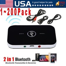 Bluetooth Transmitter & Receiver Wireless Adapter For Home stereos/speakers Lot picture