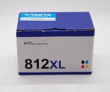 812XL Ink Cartridges Combo (4Pack, 1 Black 1 Cyan 1 Magenta 1 Yellow) picture