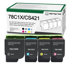SRITE 78C1X CS421H Toner Cartridge Extra High Yield 4-Pack picture