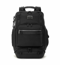 TUMI Alpha Alpha Bravo Renegade Black Nylon Laptop Backpack 15in Padded Pocket  picture