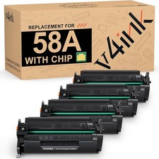 CF258A 58A Black Toner Cartridge With Chip for HP LaserJet Pro MFP M428fdw M404d picture