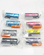 8 PACK Printer Ink Cartridges 281XXL for Canon CYAN/BLACK/MAGENTA/YELLOW/BLUE picture