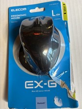 ELECOM Wireless Mouse Silent EX-G  L Size Wireless LED Sensor Mouse picture