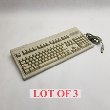 Keytronic E03601QUS201 Vintage PS/2 Beige Retro Keyboard 104-Key Ergonomic Lot 3 picture