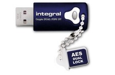 Integral 32GB Crypto DUAL FIPS 197 Encrypted USB3.0 INFD32GCRYDL3.0197 picture