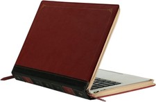 Laptop Sleeve Case, Laptop Bag PU Leather Vintage Portfolio Cover for Laptop picture