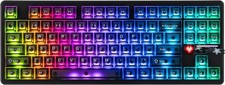 Aula F87 PRO V2 Wireless Gaming Keyboard, Battery, 8K Polling, Black Transparent picture
