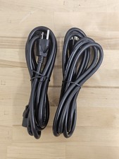 2-Pack, 6ft Volex 10A 125V 18AWG Power Cord E62405  picture