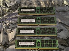 Micron 64GB 4x16GB DDR4 SDRAM DIMM PC4-2133P 288-Pin ECC Reg Memory Used picture