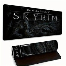 Large Skyrim Game Themed Gaming Mouse Pad, Made of Premium Micro Woven Fabric, picture