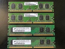 1GB (4 X 256MB) Micron & Qimoda PC2-4200U DDR2 Memory Modules picture