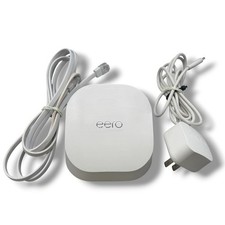 eero 6 N010001 Mesh WiFi Router 2 Ethernet Ports w/ Adapter Tested picture