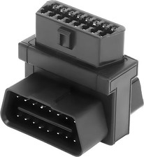 OBD2 Splitter, OBDII Full 16 Pin One Male to Two Female Extension Converter Adap picture