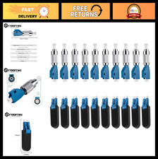 10 FC Male to LC Female Fiber Adapters + 10 LC/UPC OS2 Loopback Plugs - Testing picture