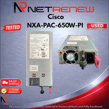 Cisco NXA-PAC-650W-PI 650W AC Power Supply Fully Functional picture