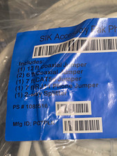 PCT SIK Accessory Pak Phone Kit CAT5e RJ11 Coax Jumpers 2-Way Splitter New picture