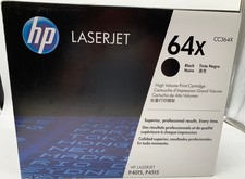Genuine HP 64X (CC364X) Black High Yield Original LaserJet Toner Cartridge, OEM picture