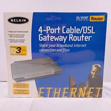 Belkin F5D5231-4 4-Port Cable/DSL Gateway Router New and Sealed  picture