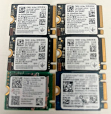 Lot of (6) Samsung WD Western Digital 512GB NVMe PCIe M.2 SSD BAD SECTORS parts picture