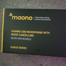 MAONO DGM20S USB-C RGB Cardioid Gaming Mic w/ Noise-Cancelling Boom Arm picture