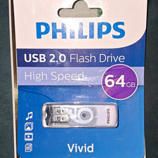 Philips PHMMD64GBVIVIDG 64GB USB 2.0 Vivid Edition Flash Drive - Grey picture