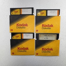 Vtg Kodak Computer Floppy Disk - Lot Of 4 UNTESTED Bounty Hunter, Geography Ace picture