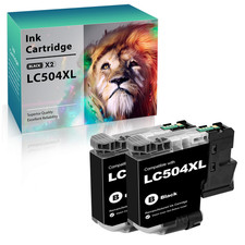 2Pack Compatible LC504XL Black Ink Cartridge for Brother MFC-J1365DW MFC-J1355DW picture