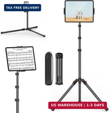 72in Tablet Floor Stand Tripod, Aluminum Tablet Stand Holder for iPad | Height A picture
