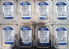 Lot of 8 Western Digital WD1600AAJS 7200rpm 8MB 3G/s Sata II 3.5