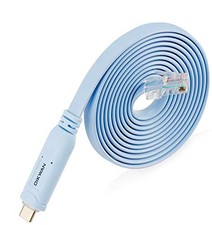 USB-C Cisco Console Cable,OIKWAN 6ft USB Type C 6 ft 1-Pack, Blue usb-c picture