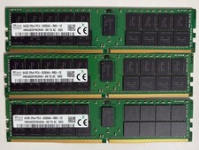 SK Hynix 64GB DDR4 PC4-25600 3200 ECC Server Memory RAM HMAA8GR7AJR4NXN picture