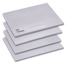 Aairhut 4 Pack 13 W/m.K Thermal Pads, 100 x 100 mm 100x100mm-4 Pack, 13W Gray  picture