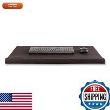 Allsop Ergoedge 32191 Deskpad with Wrist Rest Mousing Surface, Large, Black picture