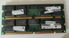 2x DEC 20-45608-D7 128MB EDO 60NS ECC DIMM MEMORY for 1200 3200/320 Servers ** picture