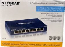 NETGEAR 8-Port Gigabit Ethernet Unmanaged Switch (GS108) 400NAS ( New Sealed ) picture