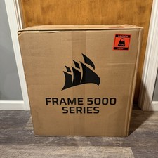 CORSAIR FRAME 5000D RS White Mid-Tower PC Case 4x RS140 Fans CC-9011308-WW picture