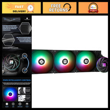 High-Performance 360mm ARGB CPU Water Cooler, 3 PWM Fans, AMD/Intel Compatible picture