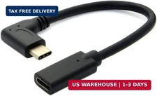Right Angle USB C Extension Cable 0.6FT, 90 Degree Type-C 3.1 Gen2 Male to Femal picture