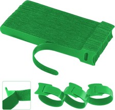 Plant Ties Green 6 Inch Reusable Hook Loop Cable Straps 60 Pack Garden Support picture
