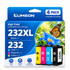232XL Ink Cartridges 4Pack Compatible for 232xl WF-2930 XP-4200 WF-2950 XP-4205 picture