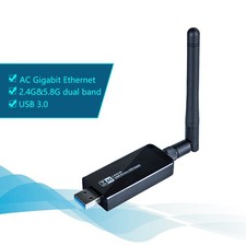 DualBand 1200Mbps USB RTL8812AU Wireless AC1200 Wlan USB Wifi Lan Adapter Dongle picture