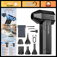 Powerful Electric Air Duster - 300000RPM, Rechargeable Mini Blower, 4-Gear Adjus picture